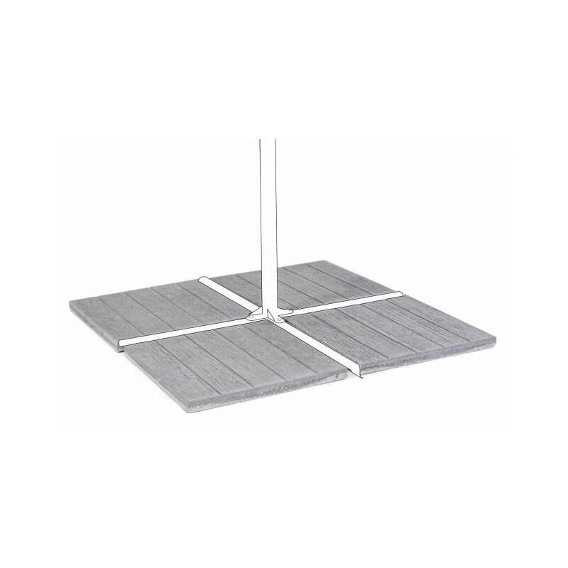 Set4 Marmette 50X50 20Kg Cemento Wengé -