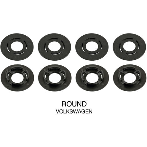 Set 4 clip fissaggio tappeti - Tondo - Volkswagen