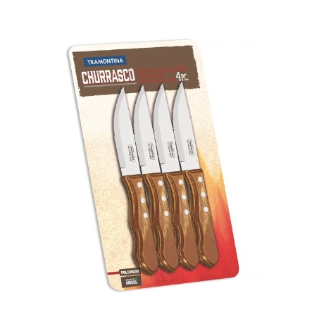 imarku Set coltelli da bistecca, 8 pezzi coltelli da tavola, coltelli  seghettati carne in acciaio inox tedesco con manico in legno di pakka forma  ergonomica, con confezione regalo : : Casa e