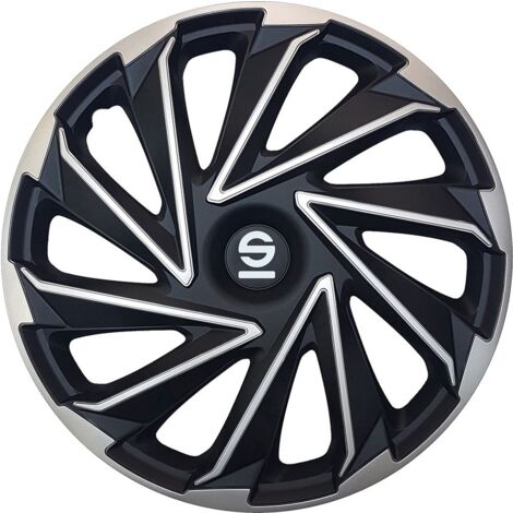 Autostyle Pp 5375Sb Set Di 4 Copricerchi Turbo 15 Pollici Argento/Nero - Foto 6