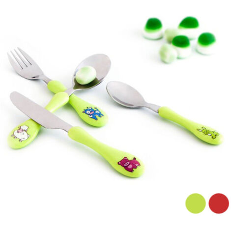SET 4 CUBIERTOS FUCSIA ENFANT AMEFA - ADI