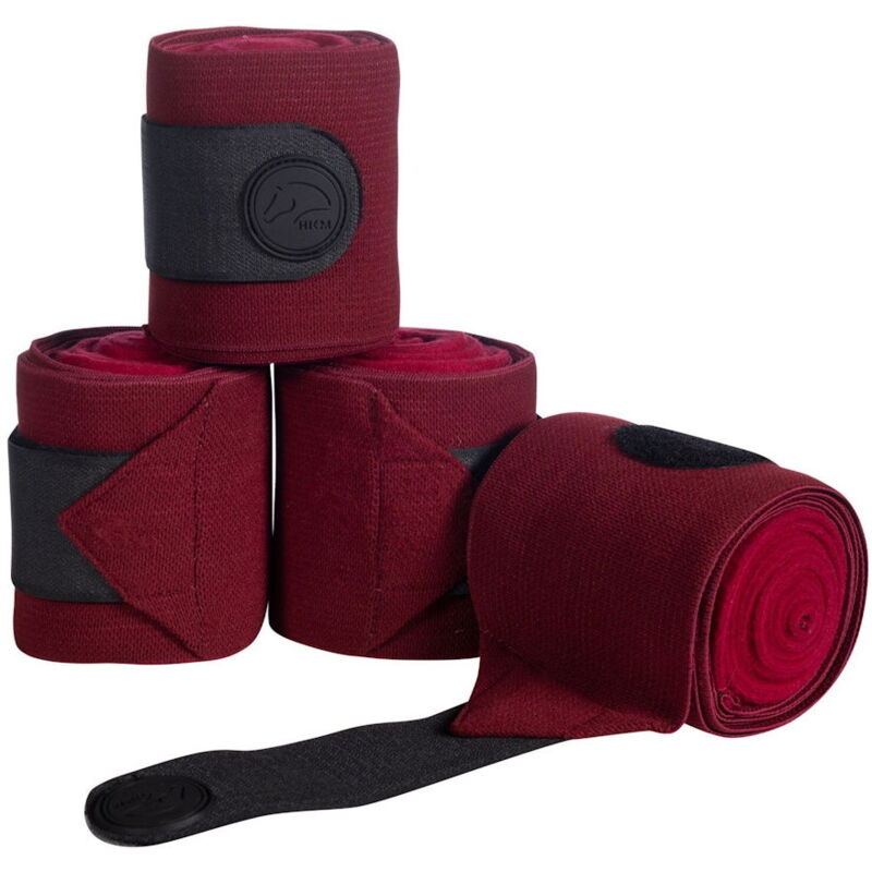 Set 4 Fasce Da Riposo Per Cavalli Modello Combo In Pile Elasticizza...