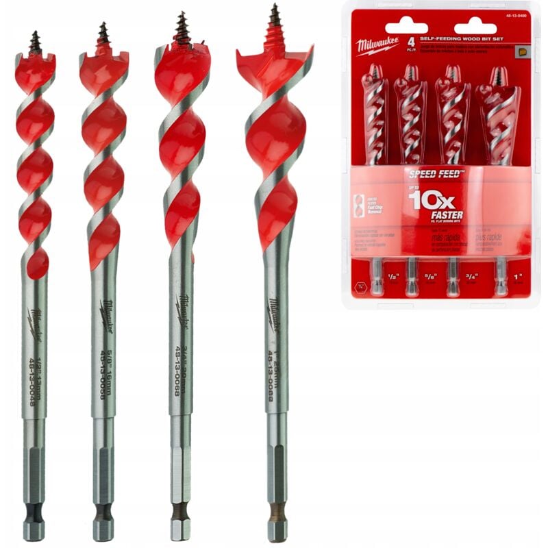 Jeu de forets hélicoïdaux (13,16,20,25/165 mm)