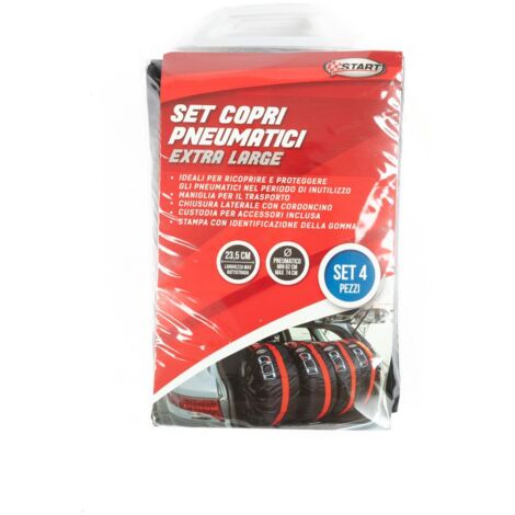 Set 4 pezzi Copri Pneumatici Extra Large per auto