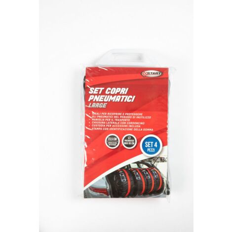 Set 4 pezzi Copri Pneumatici Large per auto
