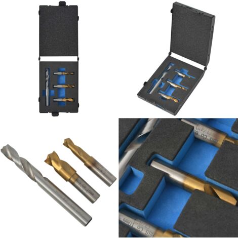 Set 4 Pezzi Perforatrice Punti Saldatura HSS - Punte da saldatura - Trapano per punti di saldatura