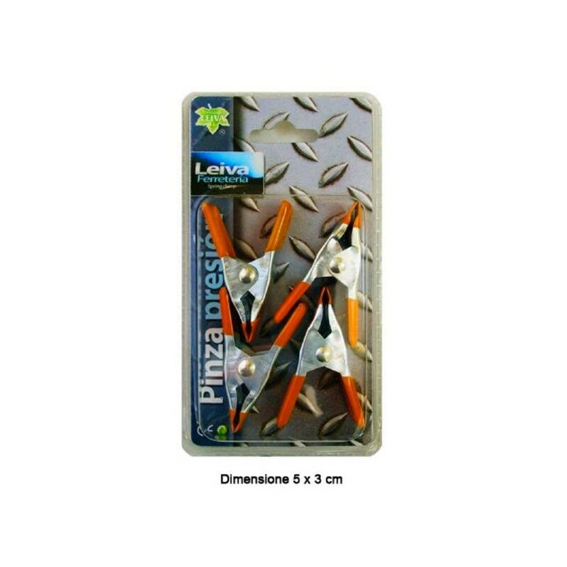Trade Shop - Set 4 Pezzi Pinze a Pressione 5 x 3