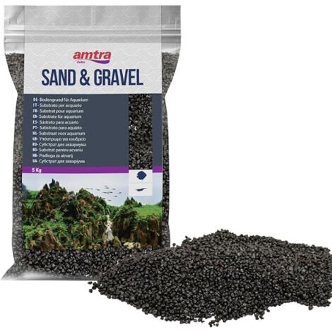Set 4 pezzi Quarzo Ceramizzato Nerofine 1,6-2mm kg 5.: Quarzo Ceramizzato Nero fine 1,6-2mm  per acquari