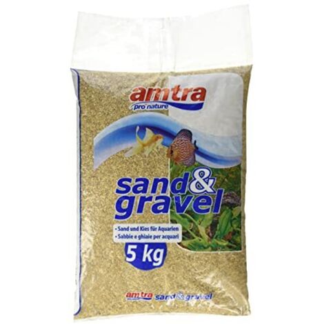 Set 4 pezzi Sabbia Ambra 1-2mm kg 5.: Sabbia Ambra 1-2mm per acquari