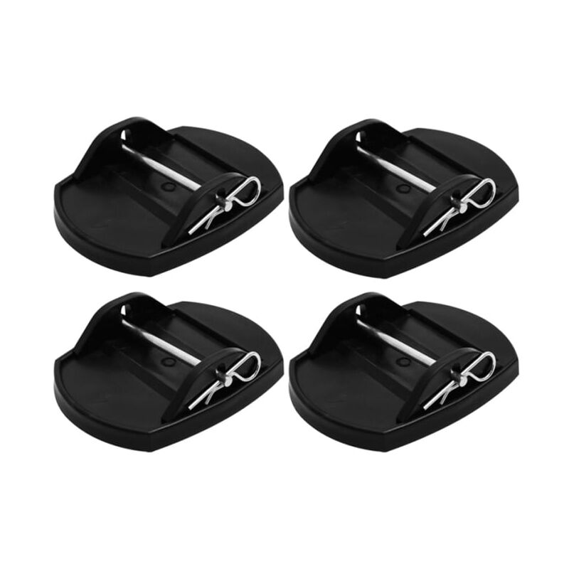 

Set 4 plataformas apoyapatas con pernos de metal, ProPlus 361528 - Negro