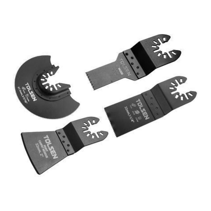 Tolsen - set 4 pz lame oscillanti per utensile multifunzione 79558T