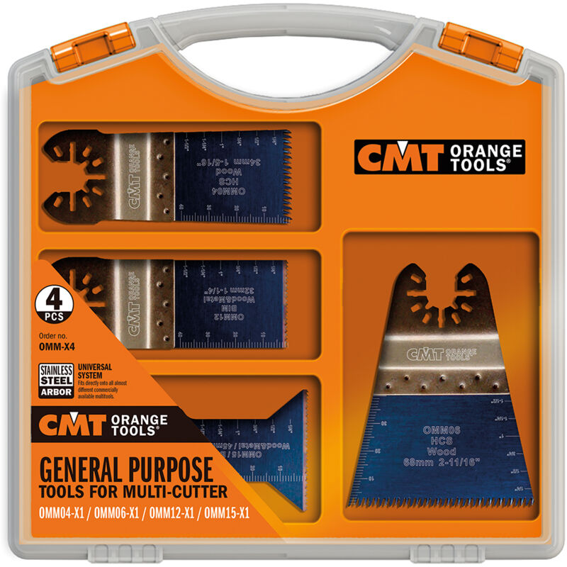 CMT - OMM-X4 jeu de 4 accessoires pour outils multifonctions