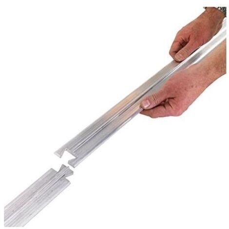 Set 4 Rotaie Con Terminale Cm 100 Per Movig Racking System