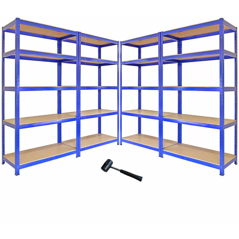 Giordanoshop - Set 4 Scaffali 5 Ripiani ad