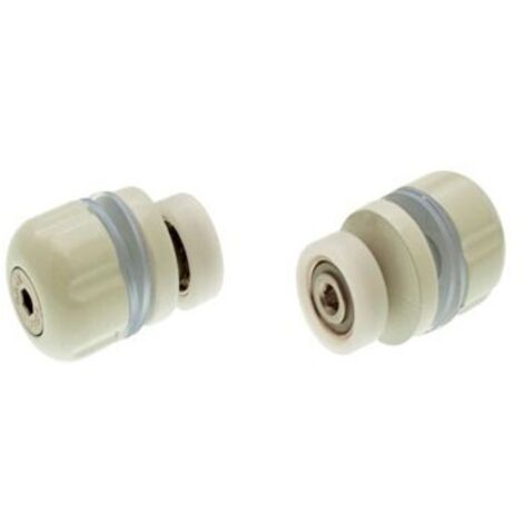 Set 4 scorrevoli completi bianco - Ruote gruppo di scorrimento box doccia RIC841L01