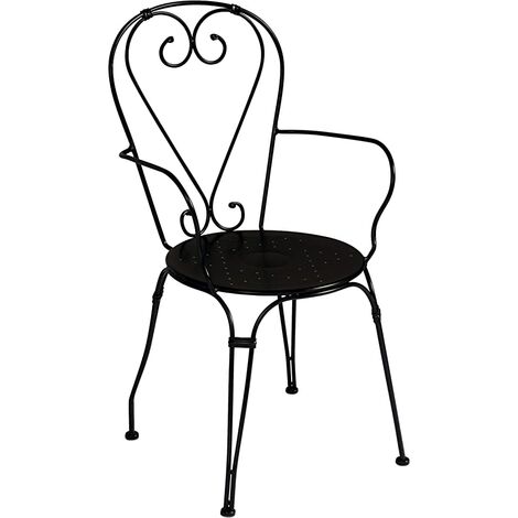 Set 4 Sedie Bar e Giardini con Braccioli Impilabili Sedie Arredo Esterni e Bed and Breakfast