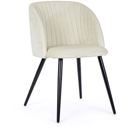 Set 4 Sedie da Pranzo in Fibra Sintetica, Bianco
