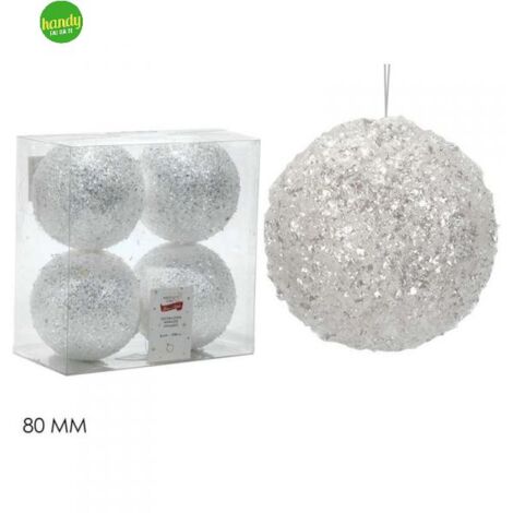 Set 4 Sfere General Trade Bianco Ø 100mm