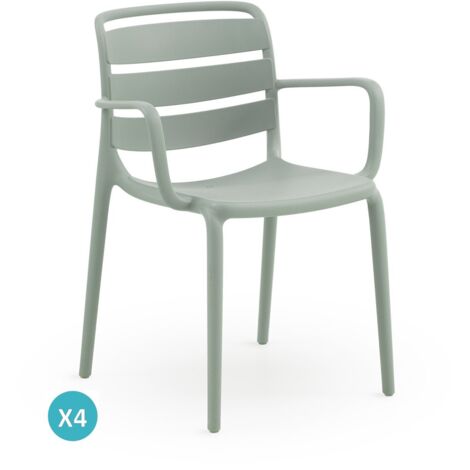 Set 4 sillones pp color pistacho