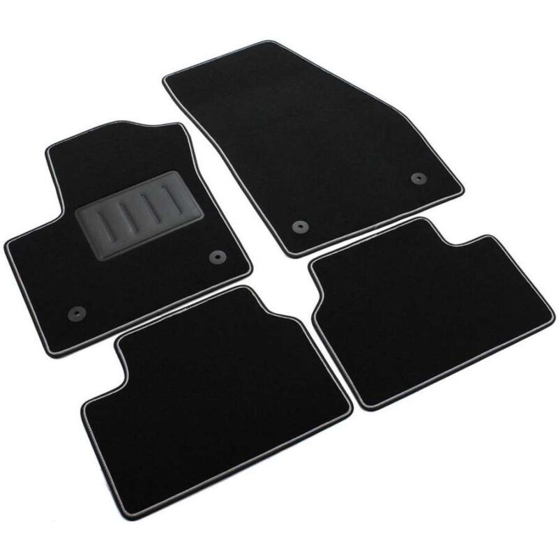 Image of Cfadda - Set 4 Tappetini auto Opel Meriva b dal 2010 Moquette Neri antiscivolo Sprint03409