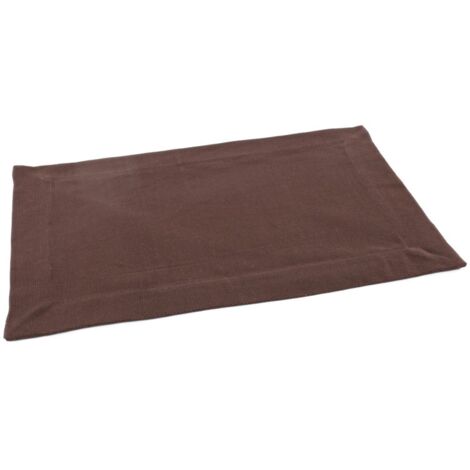 Set 4 tovaglietta oxford cioccolato 33x48 bizzotto - bizzotto