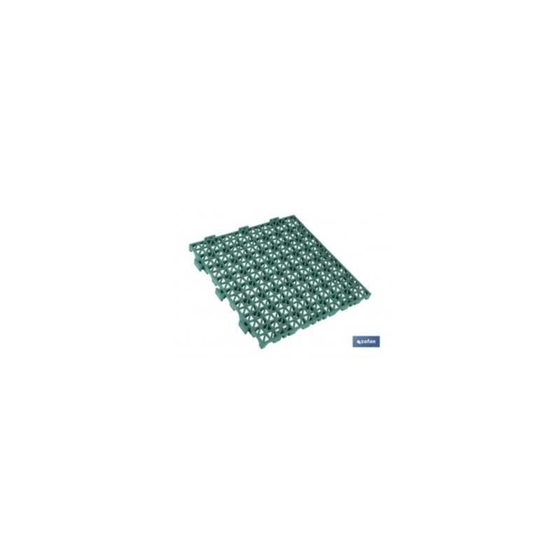 

Set 4 uds loseta alveolada azul pvc 33 x 33 x 2 cm