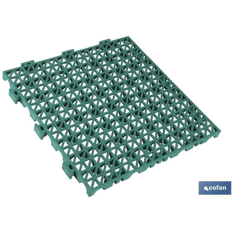 

Set 4 Uds Loseta Alveolada Gris Oscuro Pvc 33 X 33 X 2 Cm