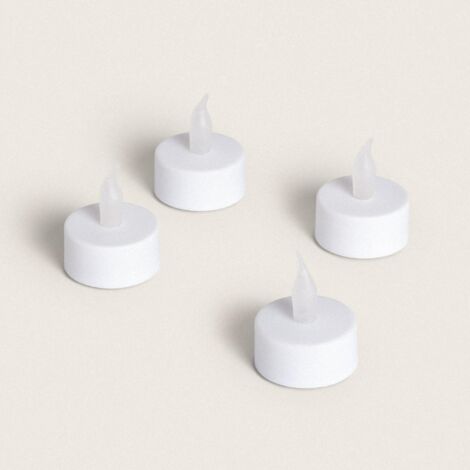 SET 4 VELAS LED