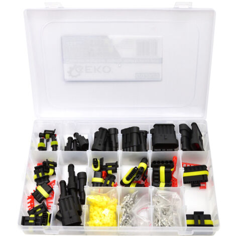 SET 424pz TERMINALI CONNETTORI CAPICORDA PREISOLATI PER CAVI ELETTRICI GEKO