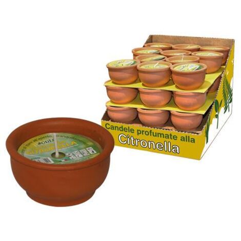 SET 44 PZ DI CERI ALLA CITRONELLA BIG BON COCCIO Ø 9xH4CM