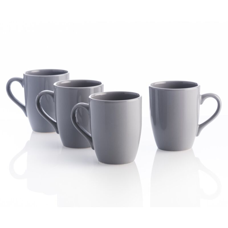 

SET 4PCS TAZAS 11CM 360ML LOZA GRIS CASA - Benetton