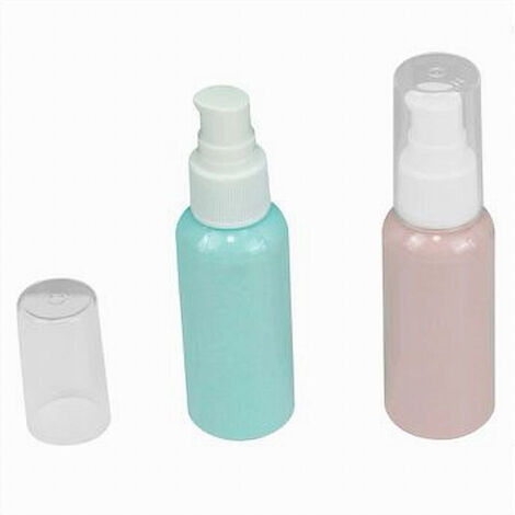 Set 4pz Bottiglia Viaggio Vuota 50ml Dispenser A Pompa Per Crema Cosmetici 79380