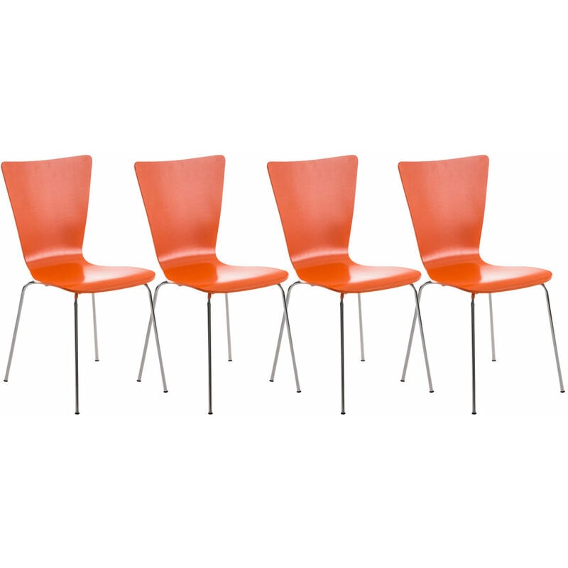 

CLP - Set 4x Sillas de Visita Aaron Naranja