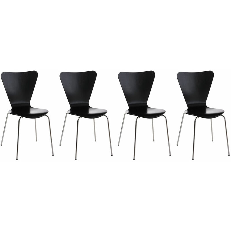 

CLP - Set 4x Sillas de Visita Calisto Negro