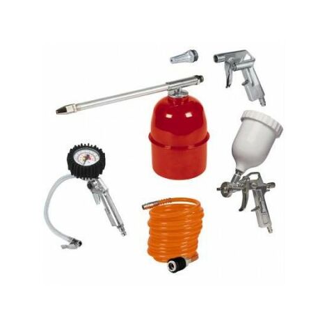 Set 5 accessori per compressore einhell