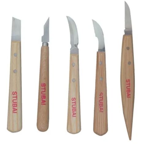 SET 5 COLTELLI SCULTORE STUBAI 5120-05 -PROMO-