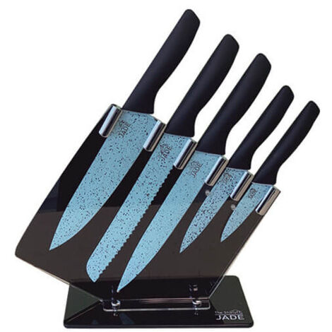 Set 5 couteaux starlyf - Venteo - couteaux en jade pour la cuisine - Bleu - Adulte
