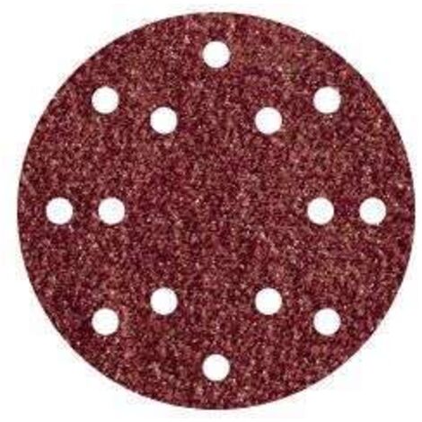 SET 5 DISCOS ADHESIVOS DE LIJAR CORINDÓN, PARA EXC., GRANO 80 Ø150mm 1842000 WOLFCRAFT