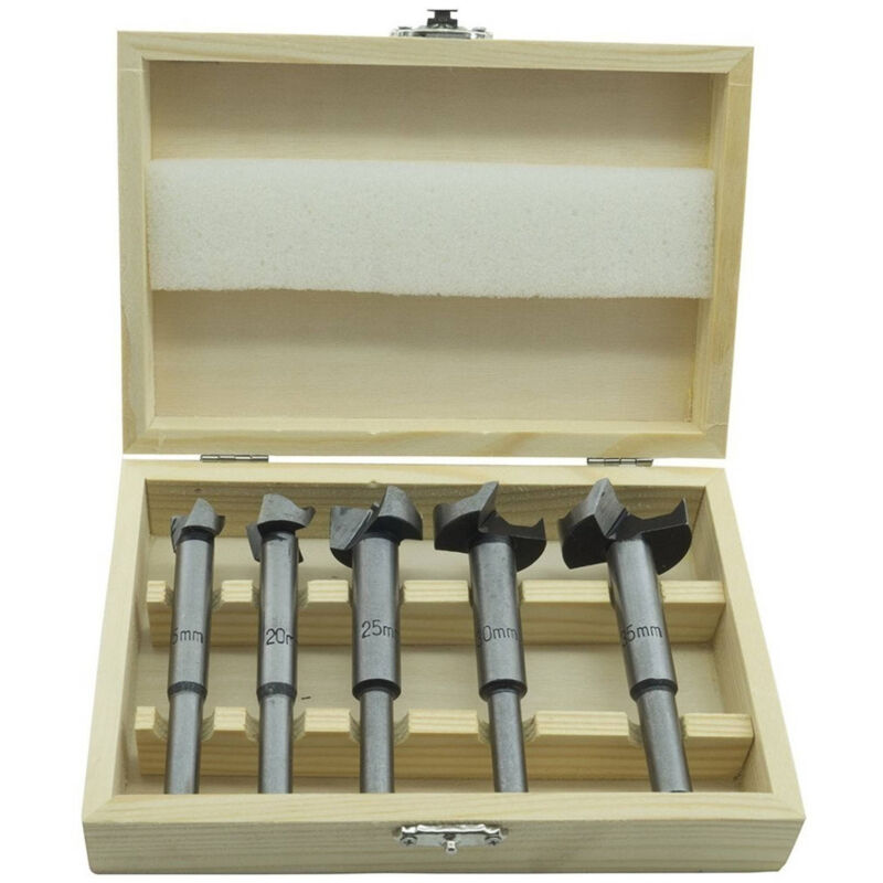 Image of Trade Shop - set kit 5 fräser bohrer bits für vertikale pantograph holz 8mm 16/20/22/25/35 -