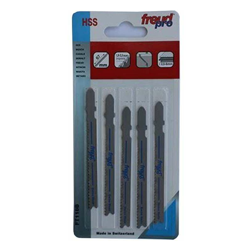 Set 5 lame per seghetto in acciaio ad alta