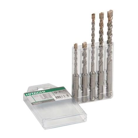 Set 5 mèches SDS+ Ø6/8/100 + 6/8/10X160mm 2T HIKOKI 782532