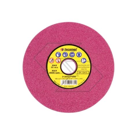 Set 5 mole abrasive a disco colore rubino grana grossa per affilatrice JOLLY EVO