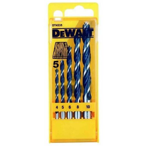 Dewalt  DT4535-QZ Kit punte a spirale da legno 5 parti 5 pz.