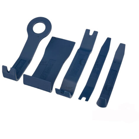 SET 5 PZ LEVE PER INTERNI AUTO IN PLASTICA ALTA RESISTENZA 160-210mm CONDOR