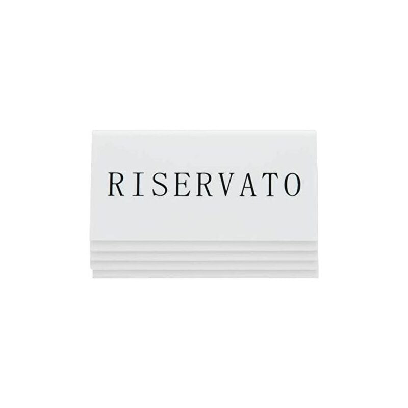 Set 5 Segnatavolo Riservato