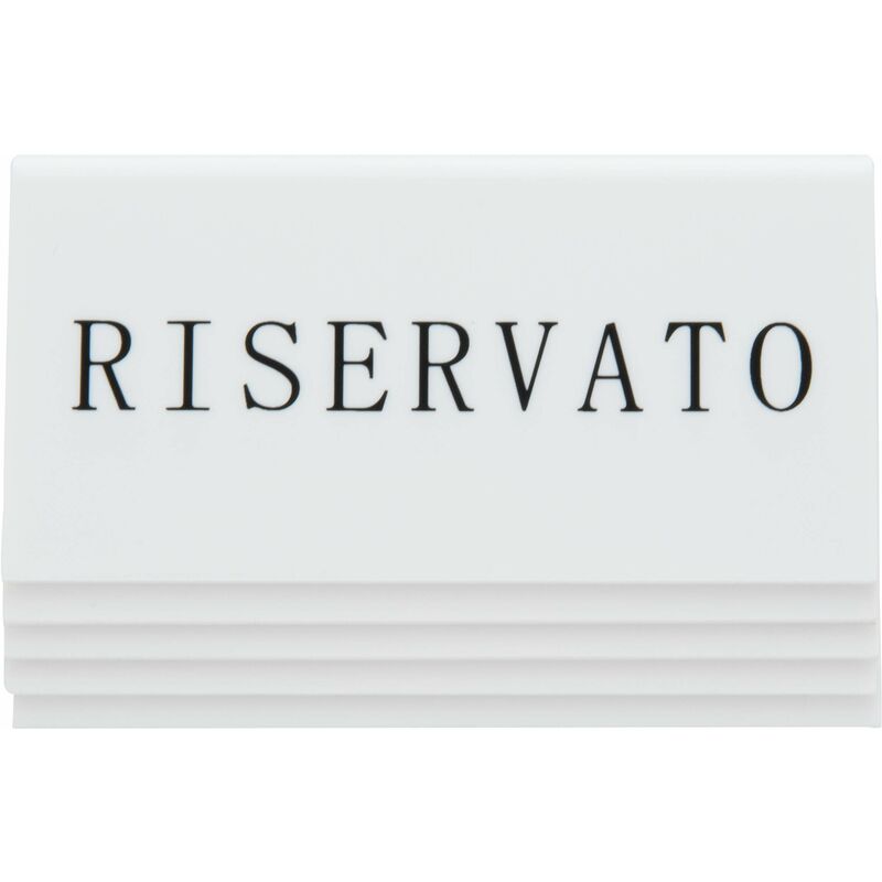 Set 5 Segnatavolo Riservato