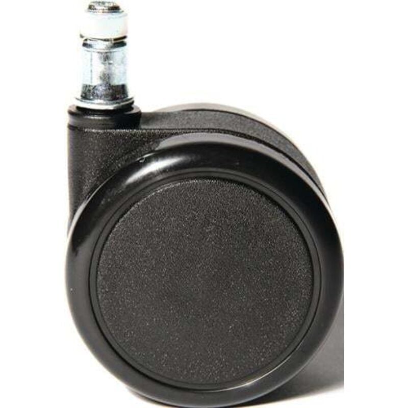 FP - Rouleau pour sols tendres d. du rouleau 65 mm adapté à chaise de bureau pivotante l. broche 23 mm d. de la tige 11 mm