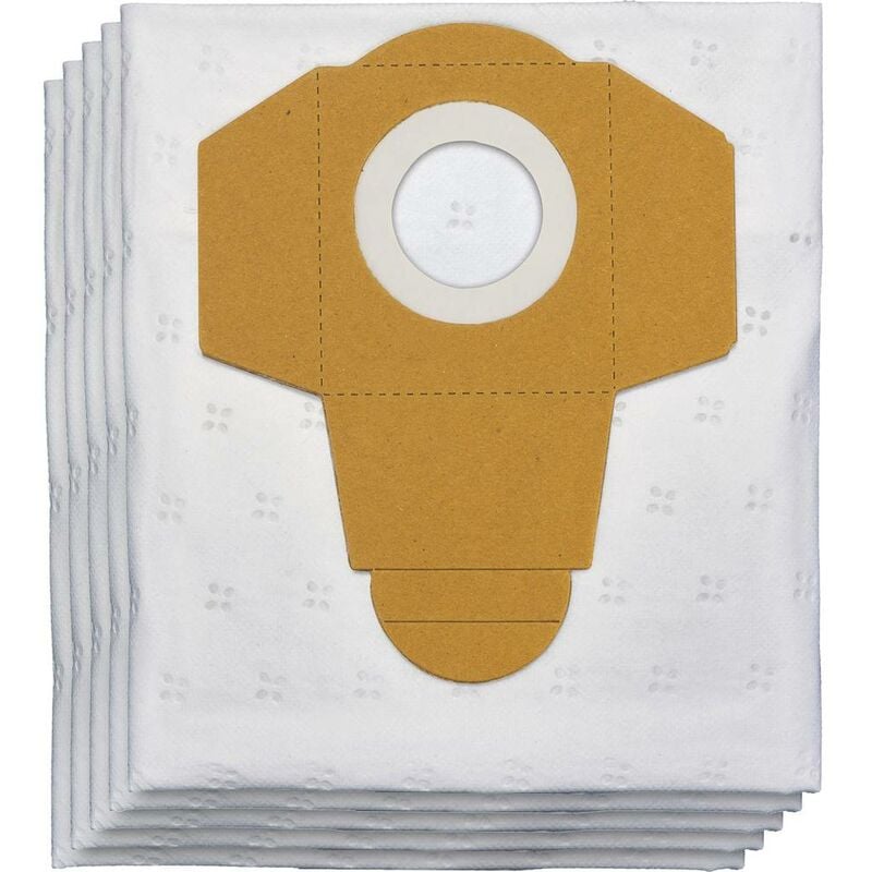 Image of Confezione da 5 sacchetti di carta Einhell per aspirapolvere a umido/asciutto - 40L
