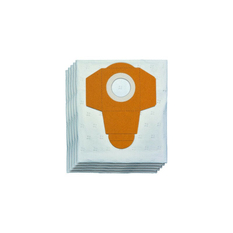 Image of Confezione da 5 sacchetti di carta Einhell per aspirapolvere a umido/asciutto - 40L