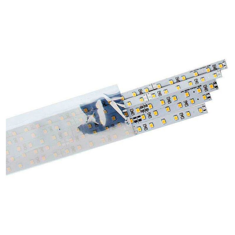 

Set 5 tiras LED rígidas EPISTAR SMD2835, DC24V, 1m (90Led/m) - IP20, Blanco cálido - Blanco cálido